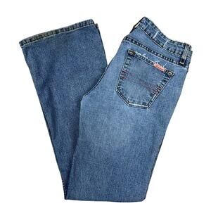 Aeropostale Bootcut Jeans Juniors 9/10 Blue Denim Vintage Y2K Fairy Grunge